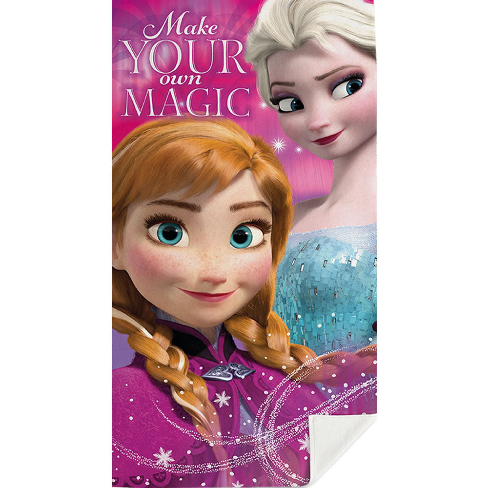 Frozen Kinder Strandtuch XXL Anna und Elsa Hautsympathisch Trocknergeeignet