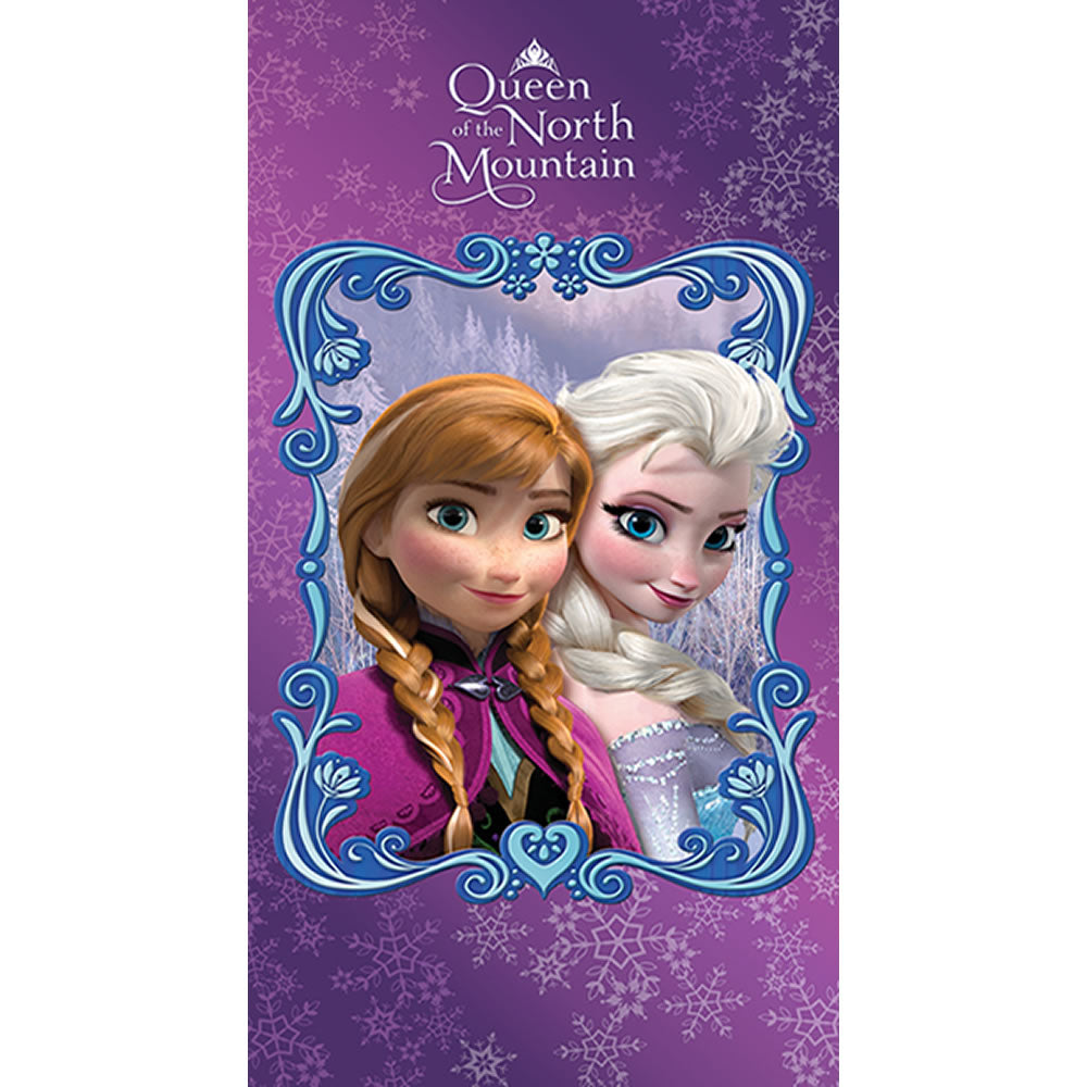 Frozen Kinder Strandtuch XXL Anna und Elsa Hautsympathisch Trocknergeeignet