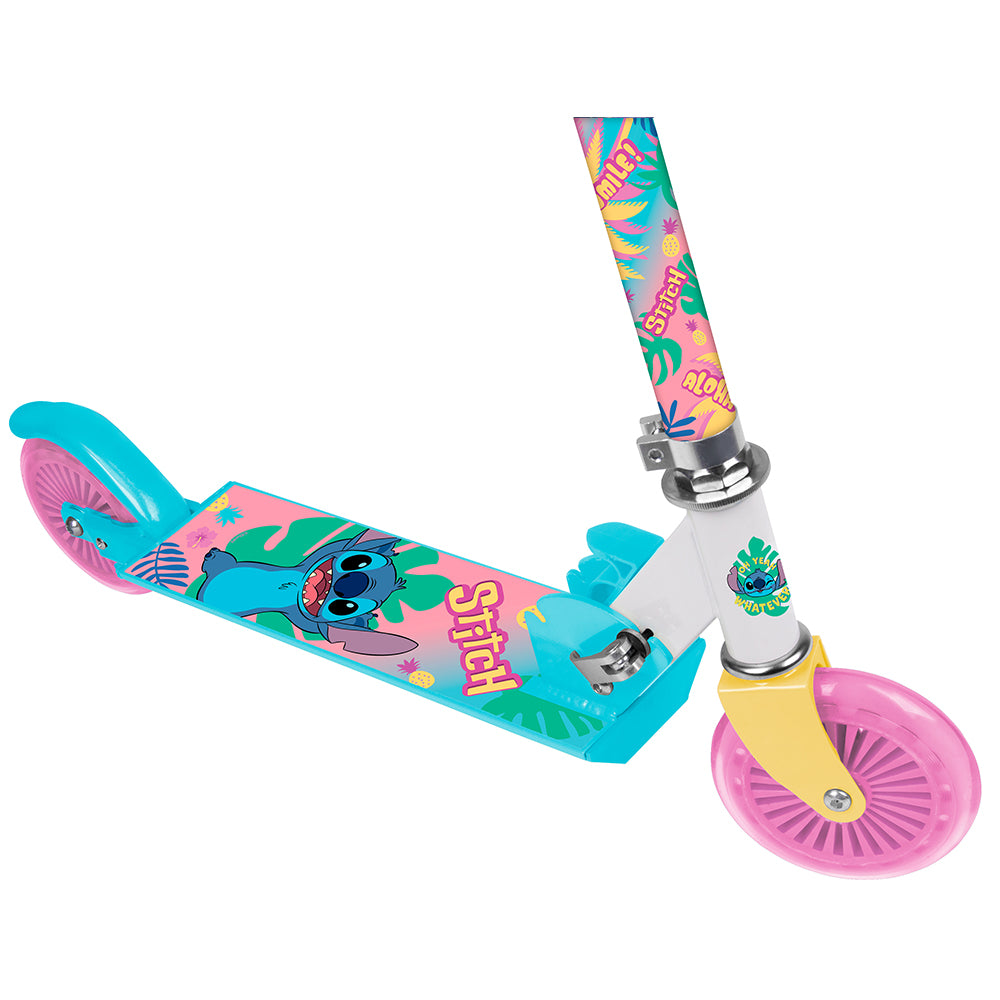 Lilo & Stitch Roller Scooter Kinderroller mit Bremse Klappbar 120mm