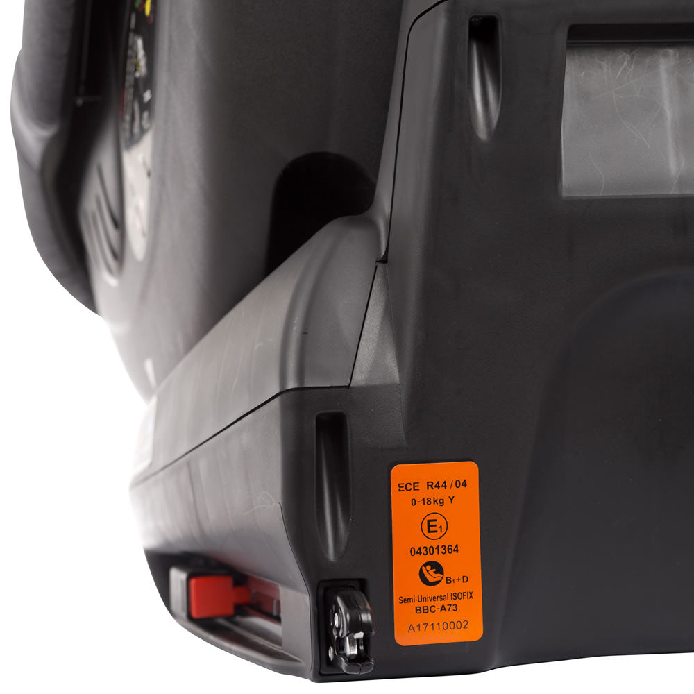 babyGO Iso360 i-Size Kindersitz 40–105 cm - 360° Autositz mit ISOFIX & Standfuß