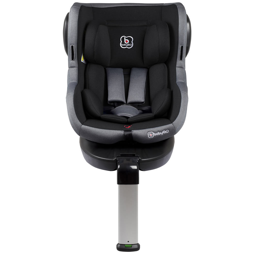 babyGO Iso360 i-Size Kindersitz 40–105 cm - 360° Autositz mit ISOFIX & Standfuß