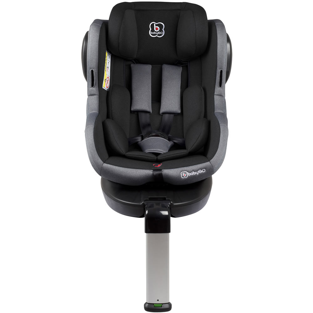 babyGO Iso360 i-Size Kindersitz 40–105 cm - 360° Autositz mit ISOFIX & Standfuß