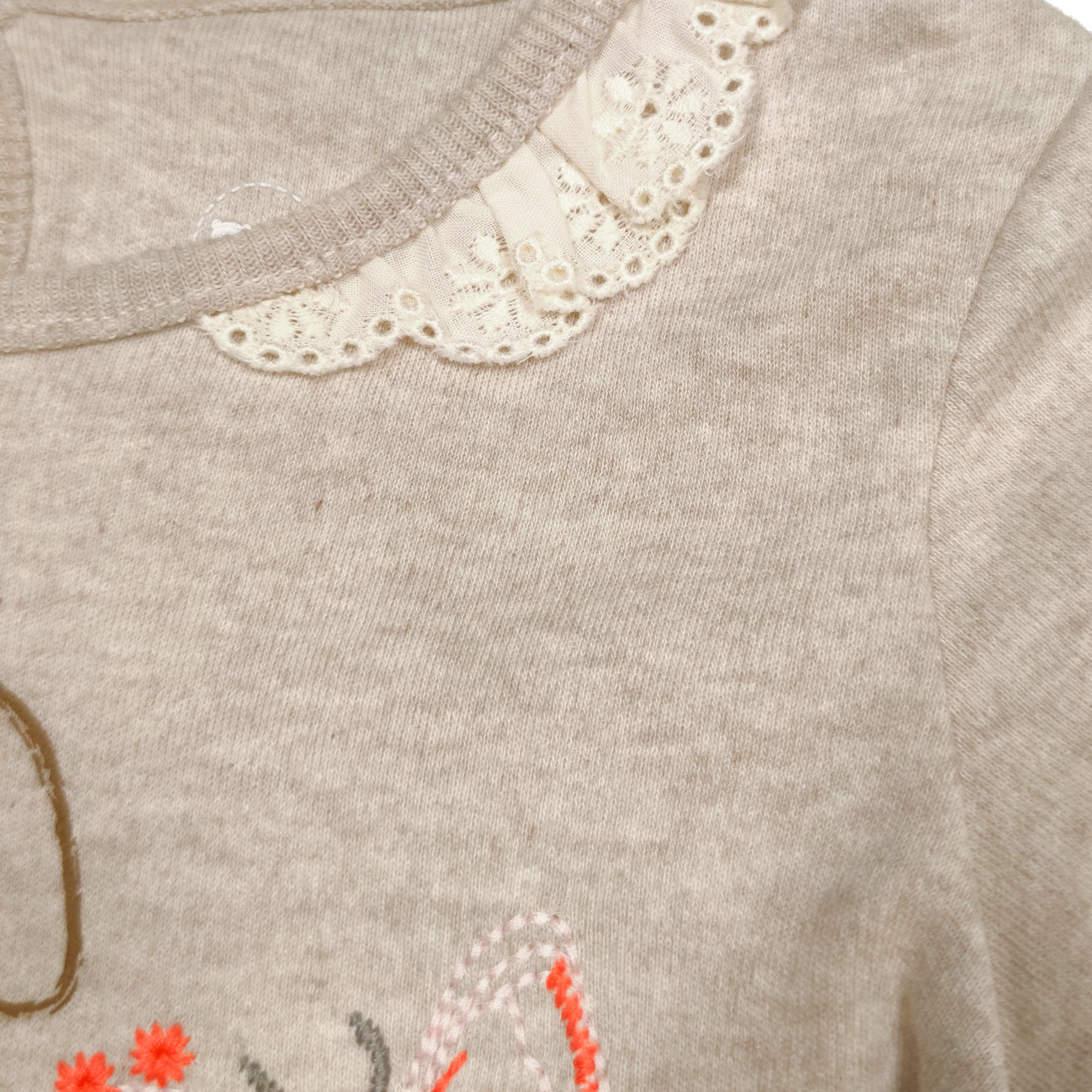 Mädchen Zweiteiler Shirt Hose Hase Motiv Rosa