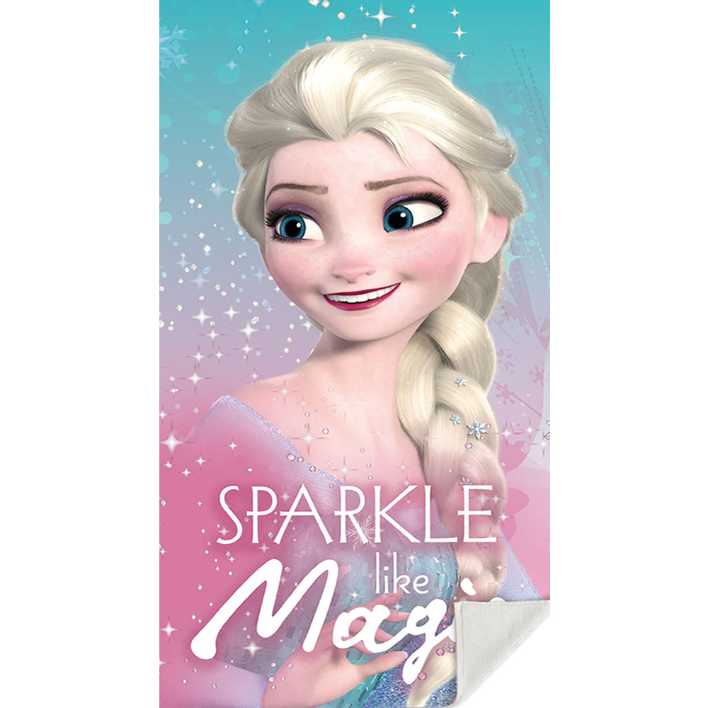 Frozen Kinder Strandtuch XXL Anna und Elsa Hautsympathisch Trocknergeeignet