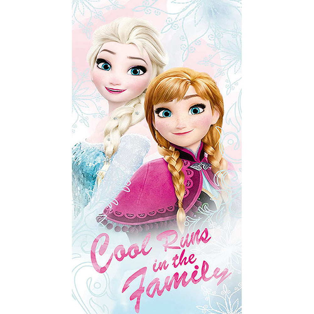 Frozen Kinder Strandtuch XXL Anna und Elsa Hautsympathisch Trocknergeeignet