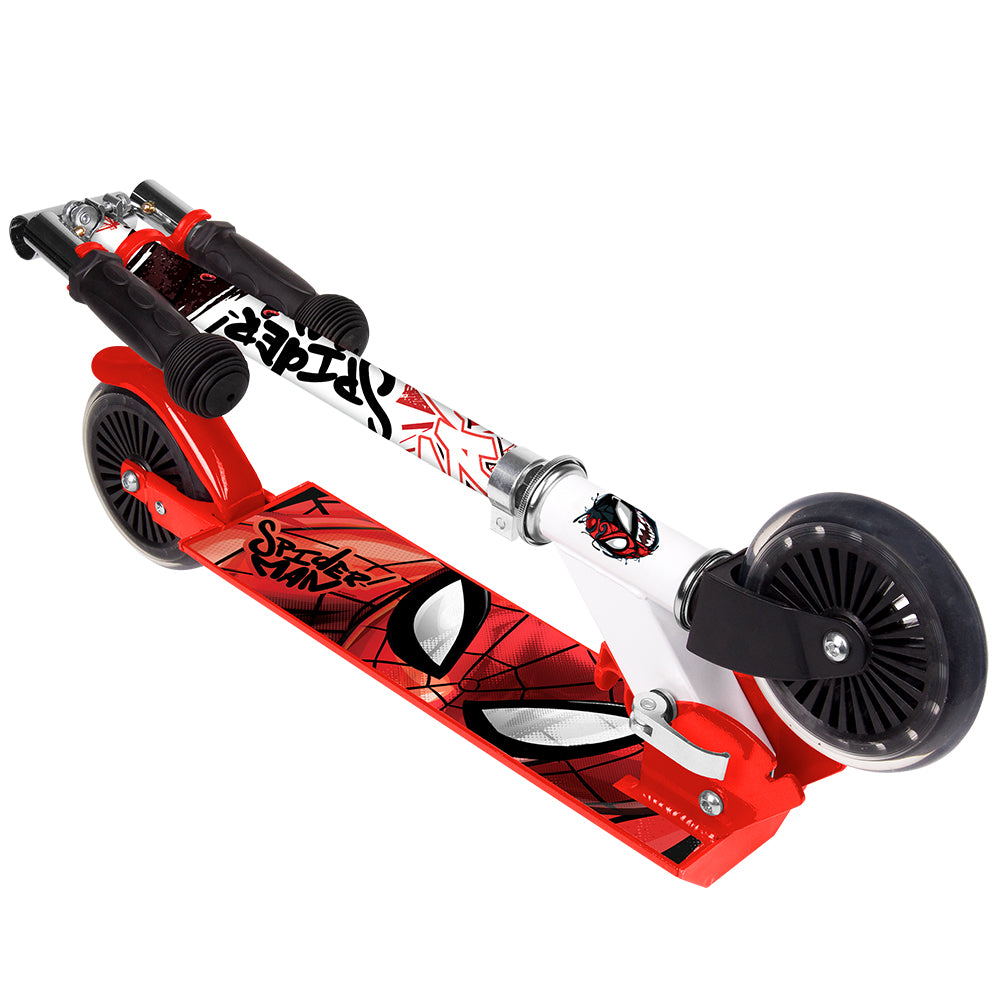 Spider-Man Roller Scooter Kinderroller mit Bremse Klappbar 120mm