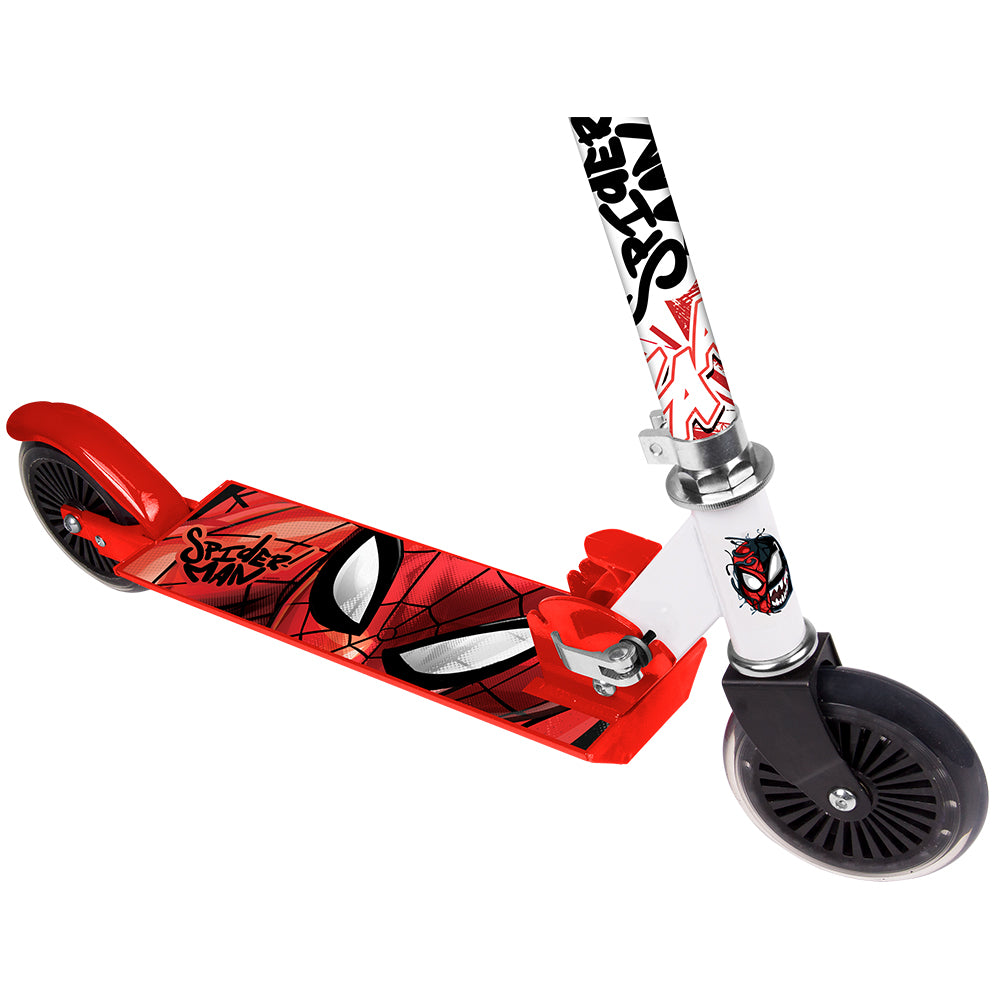 Spider-Man Roller Scooter Kinderroller mit Bremse Klappbar 120mm