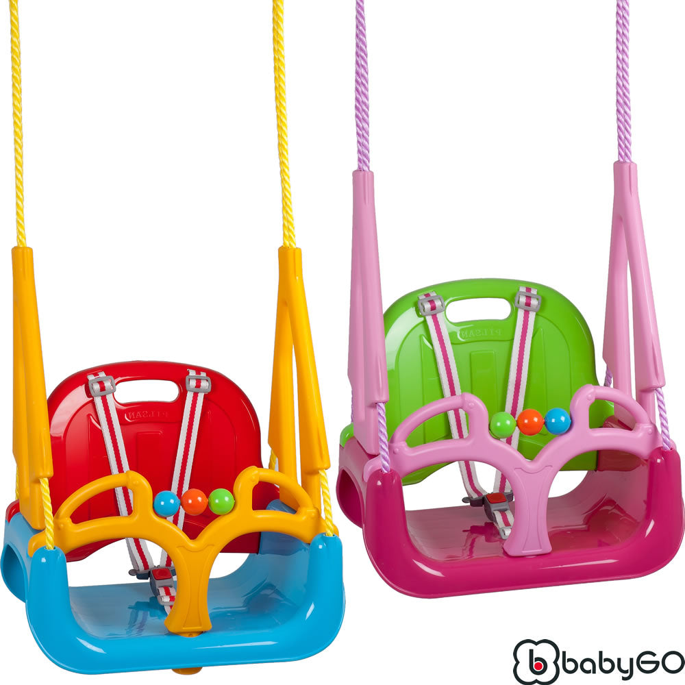 BABYGO 9601 - Schaukel Doremi 3 in 1 bis 100 kg geprüft, Outdoor