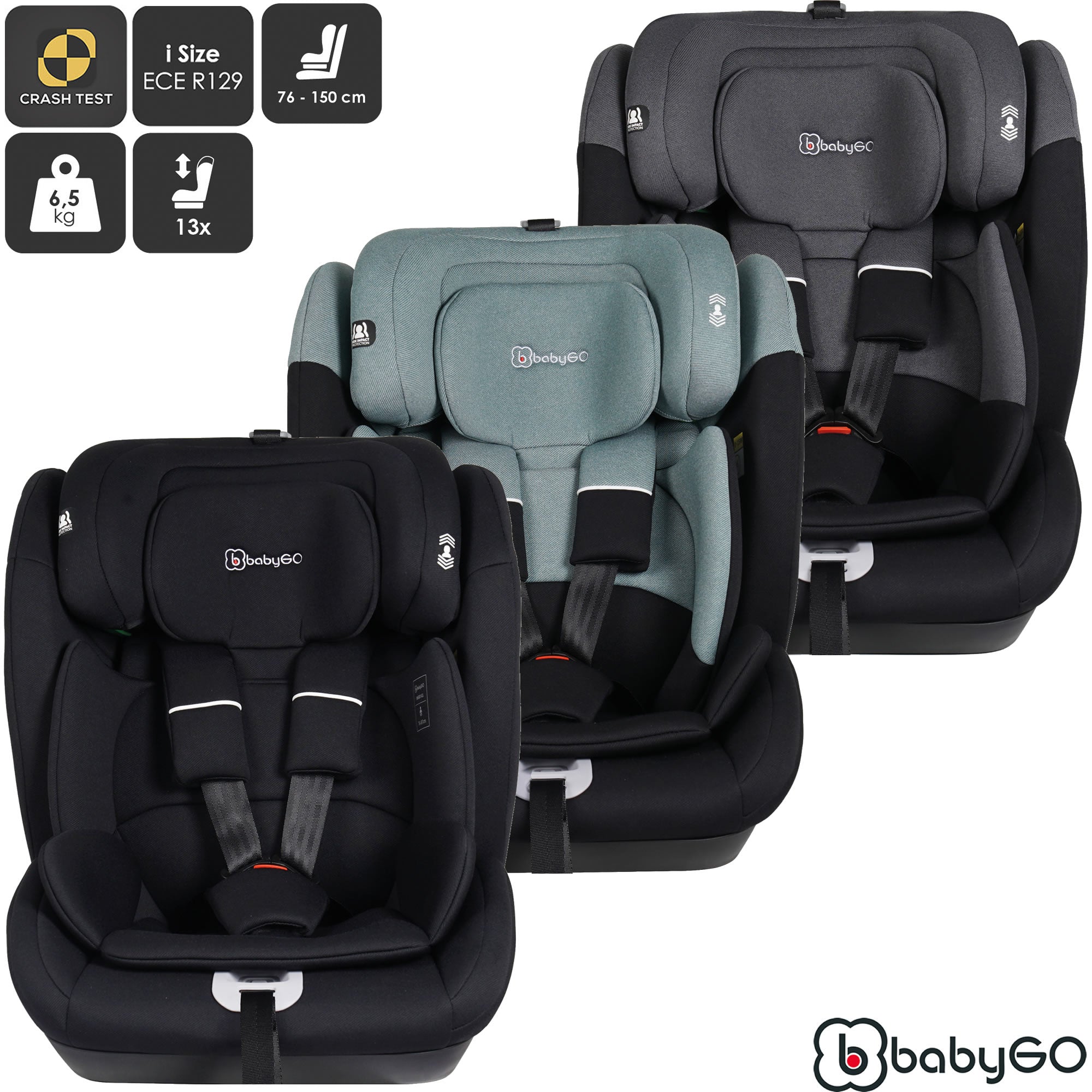 Babygo Kindersitz Lumo Autositz 76-150 cm