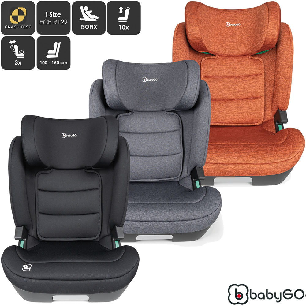 Babygo Kindersitz Motion Autositz verstellbare Rückenlehne 100-150 cm
