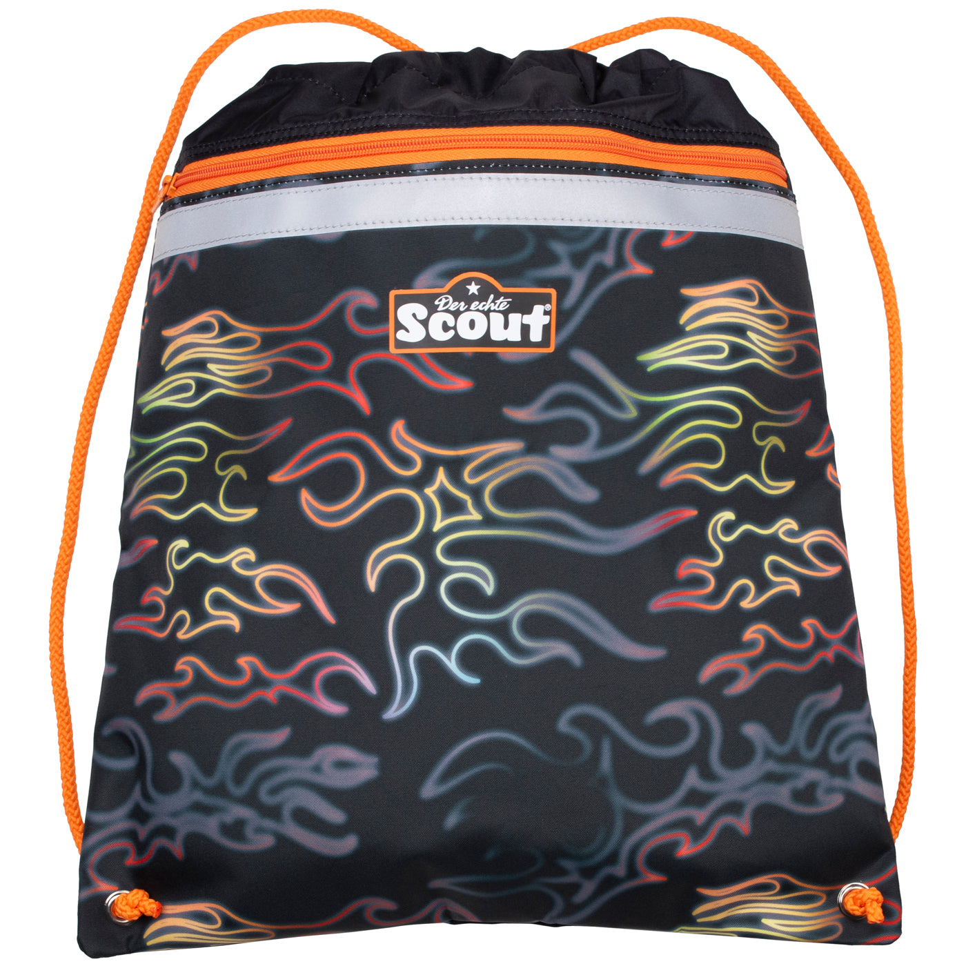 Scout Schulranzen-Set Safety Light Flames – ergonomisch & sicher