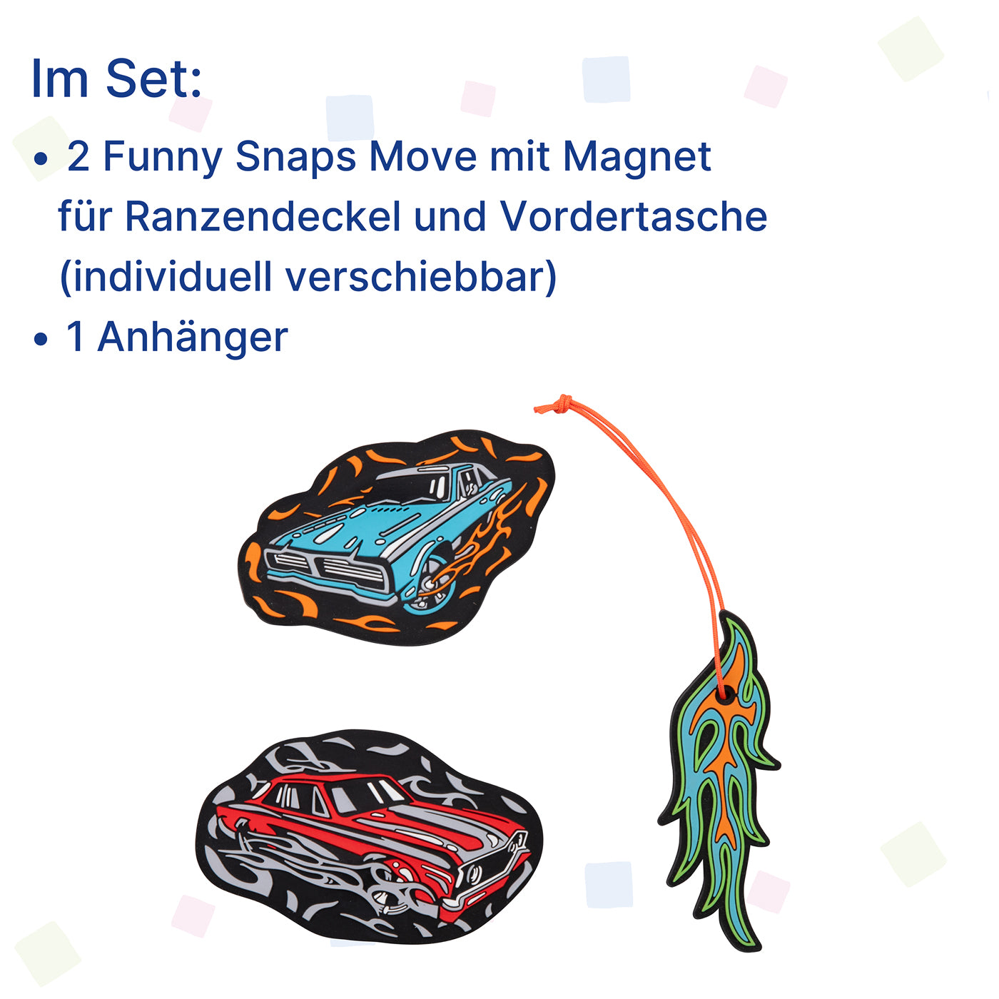 Scout Schulranzen-Set Safety Light Flames – ergonomisch & sicher
