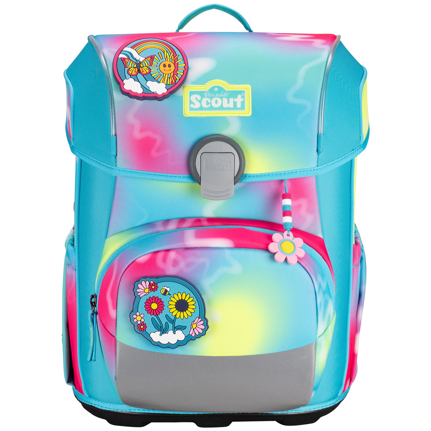 Scout Schulranzen Set Neo Exklusiv Safety Happy Rainbow