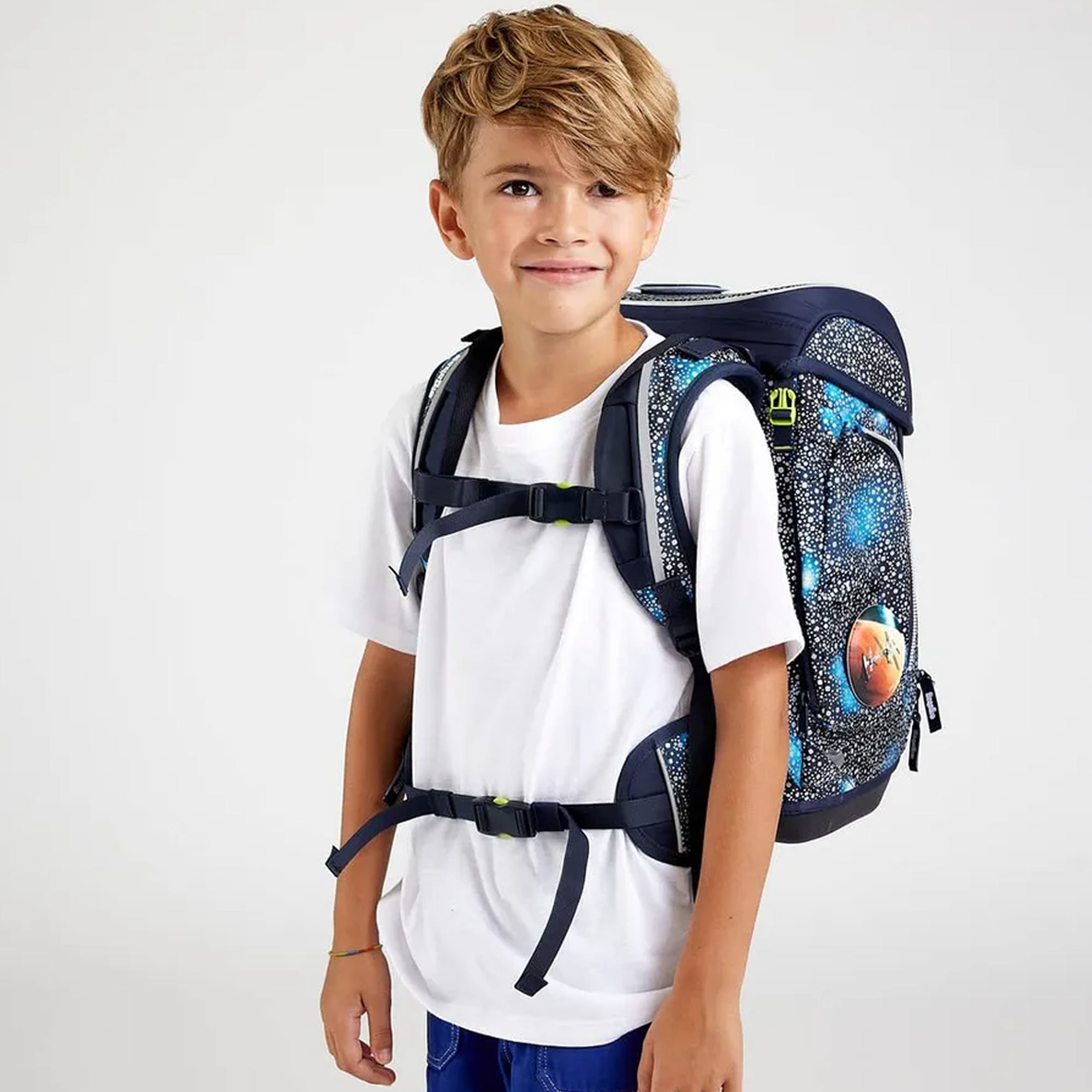 Ergobag Cubo Schulranzen Bär Anhalter durch die Galaxis – Set 5-tlg.