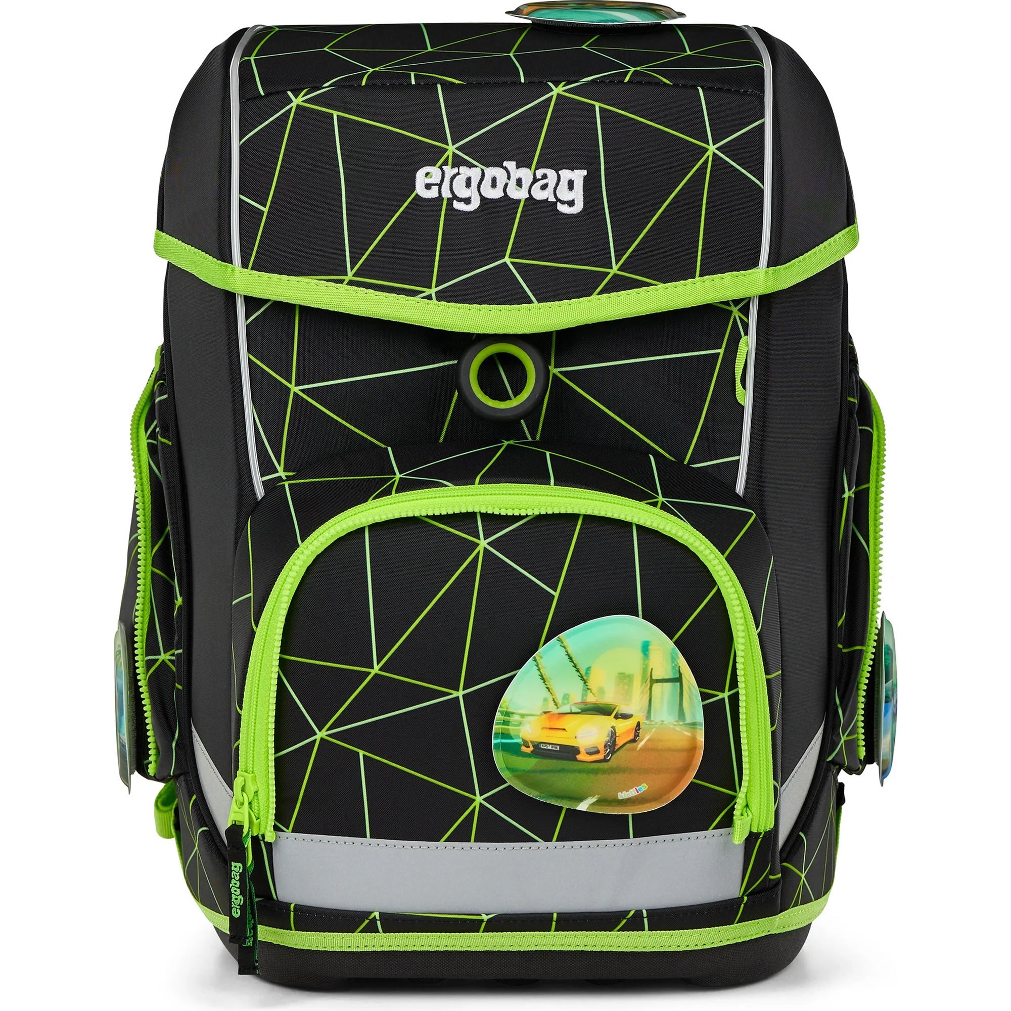 Ergobag Cubo Schulranzen CyBär Race – Set 5-tlg.