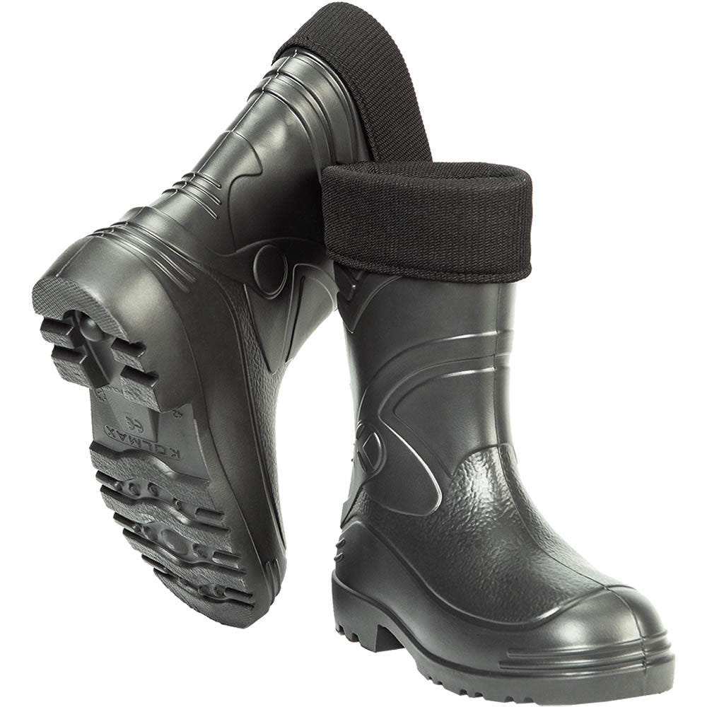 KOLMAX Herren Gummistiefel Garten gefüttert EVA leicht 034