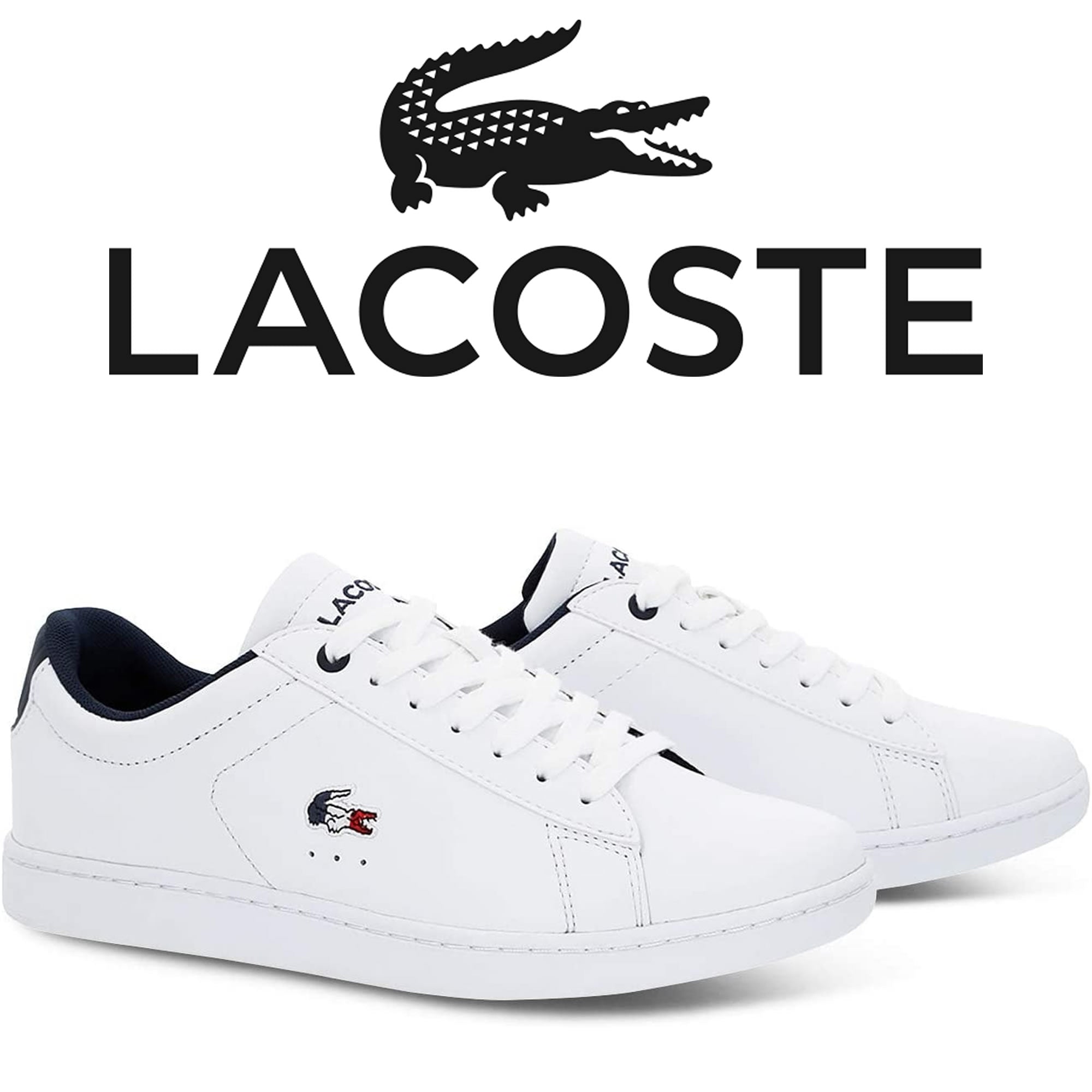 Lacoste Sneaker CARNABY EVO Weiß – Leder Turnschuhe