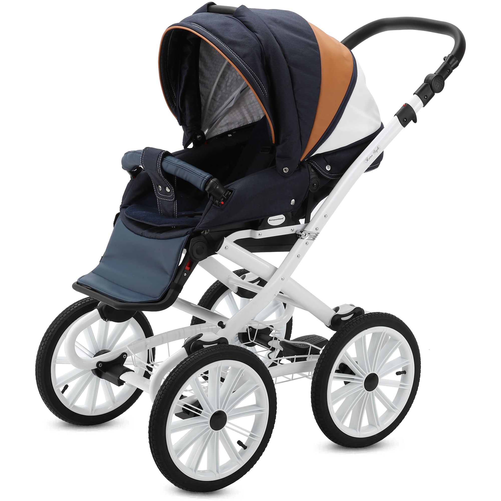Luxus Kombi Kinderwagen Retro Elegance Knirpsenland