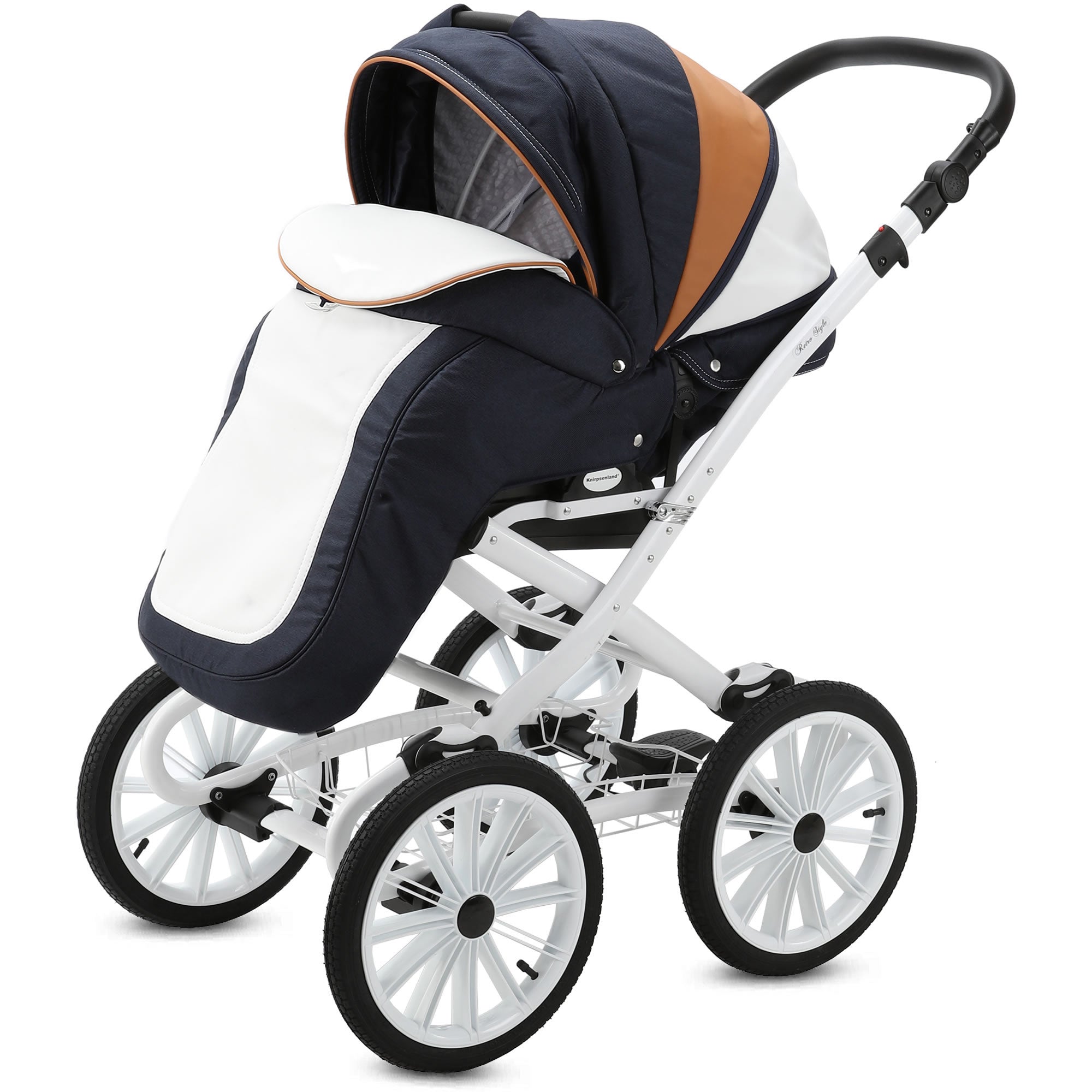 Luxus Kombi Kinderwagen Retro Elegance Knirpsenland