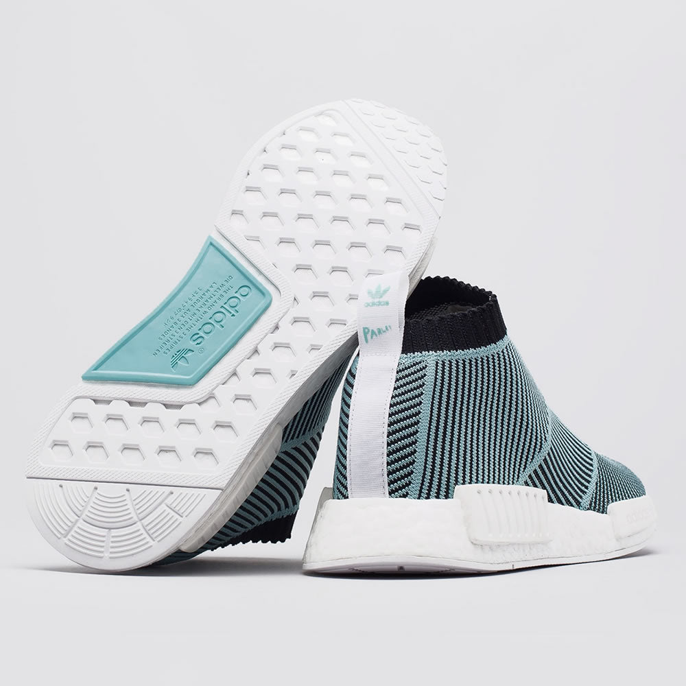 Adidas NMD CS1 Parley Primeknit Sneakers - Blau, Sockenschuhe