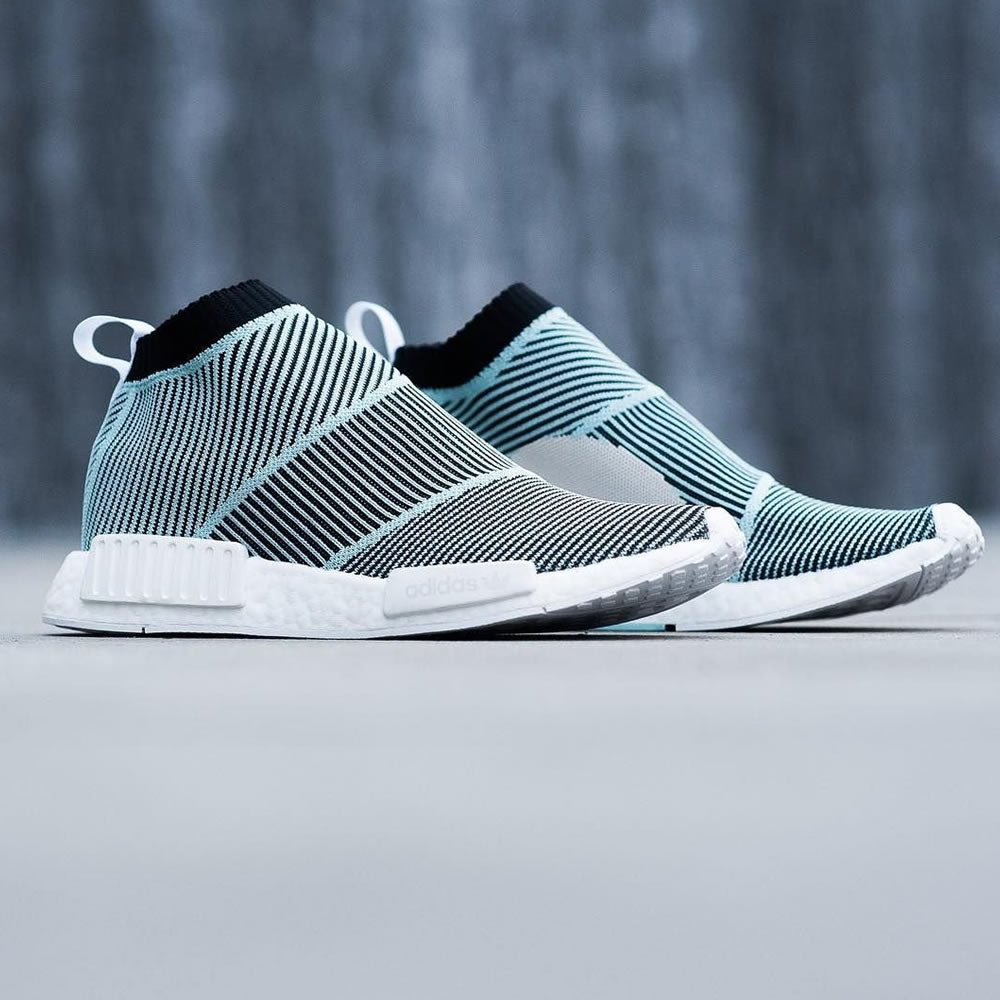 Adidas NMD CS1 Parley Primeknit Sneakers - Blau, Sockenschuhe