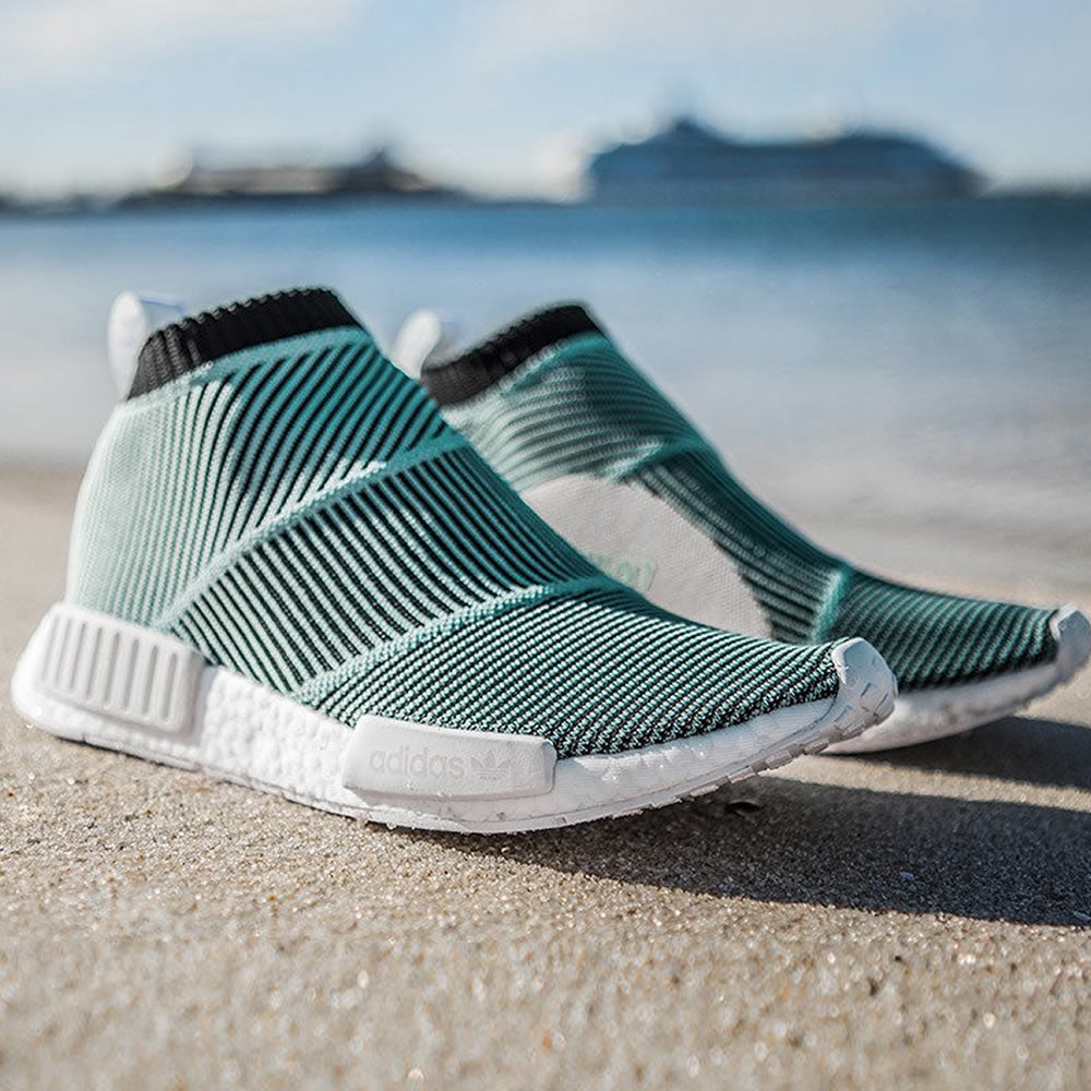 Adidas NMD CS1 Parley Primeknit Sneakers - Blau, Sockenschuhe