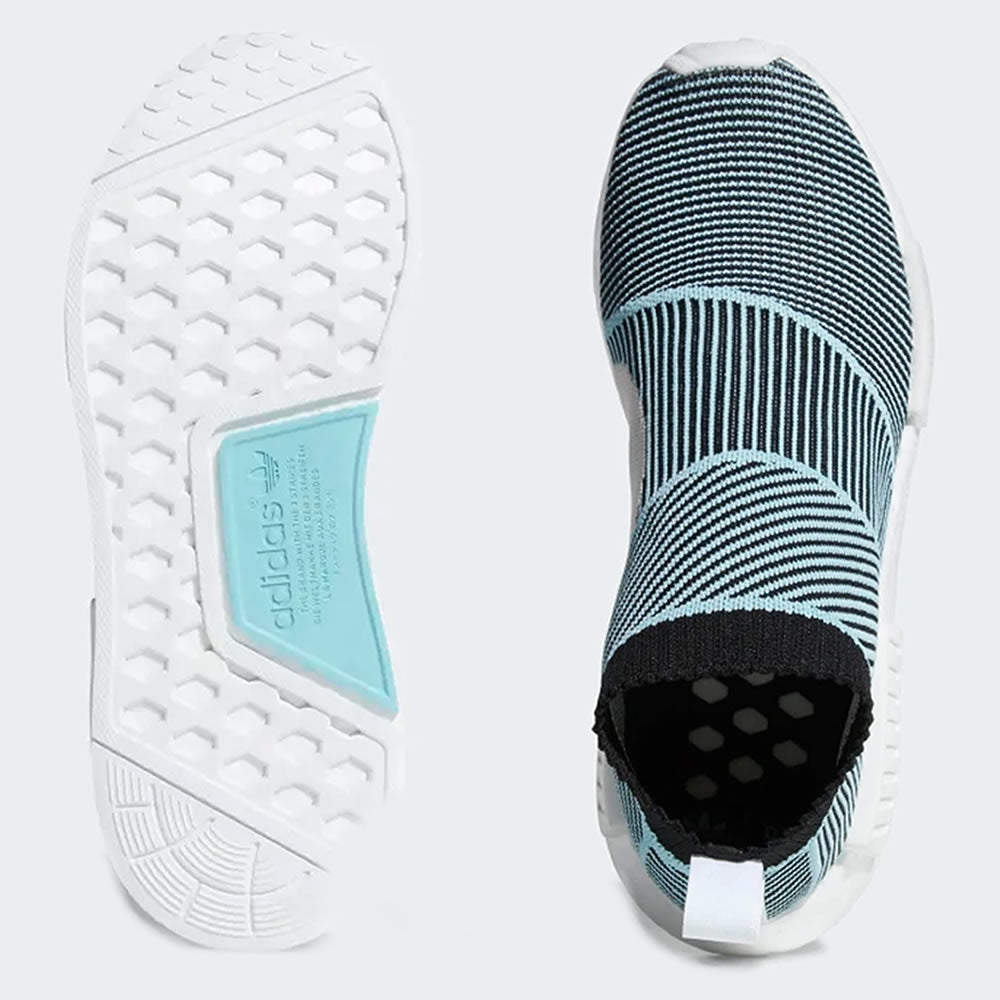 Adidas NMD CS1 Parley Primeknit Sneakers - Blau, Sockenschuhe