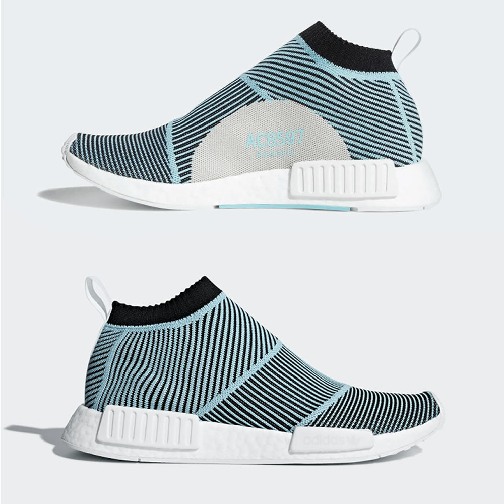 Adidas NMD CS1 Parley Primeknit Sneakers - Blau, Sockenschuhe