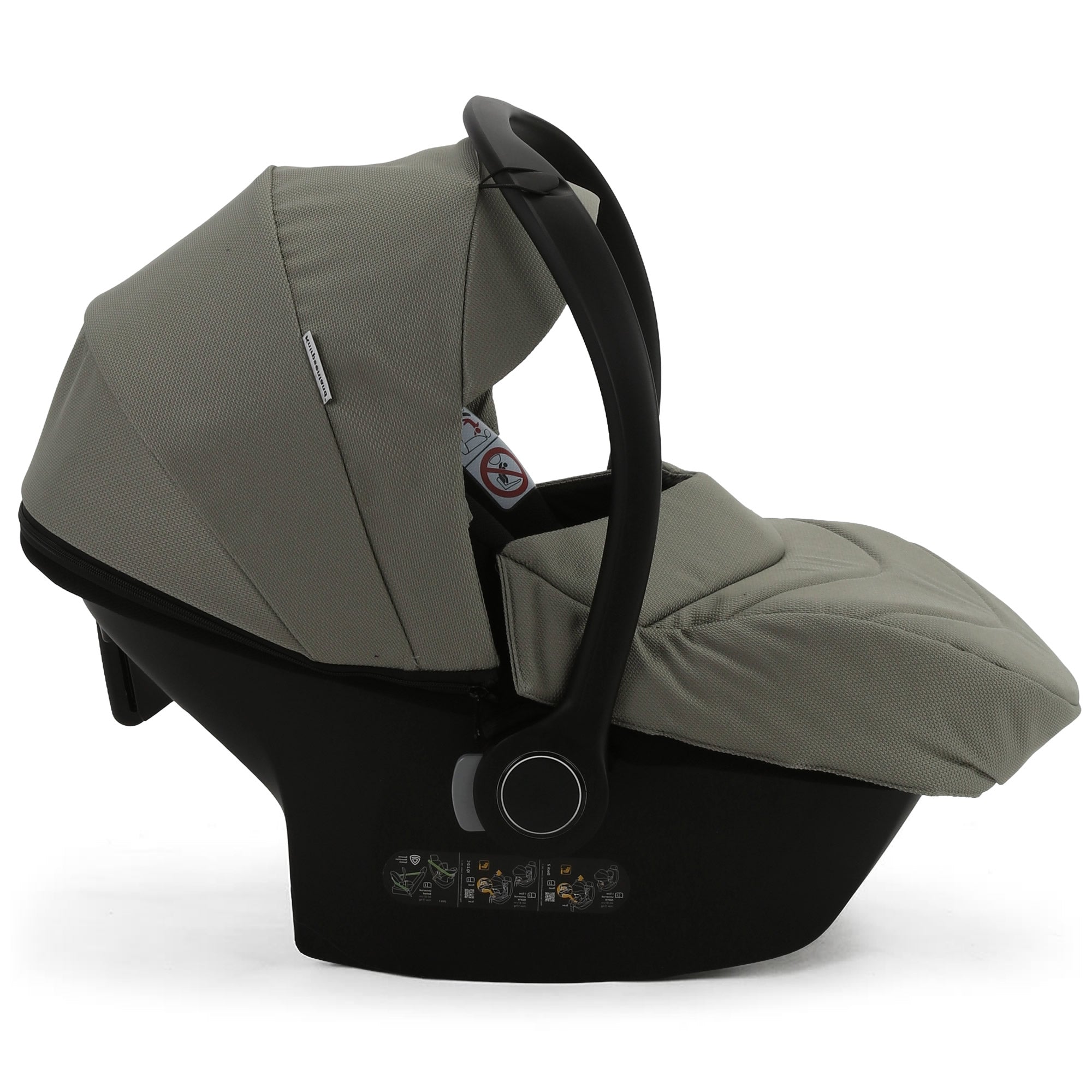 Avionaut Cosmo 2.0 i-Size Babyschale – Salbeigrün (Oliv) | Knirpsenland Retro Style