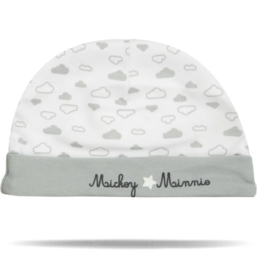 Baby Strampler Set Erstlingsset Mütze Latz Mickey Minnie Maus