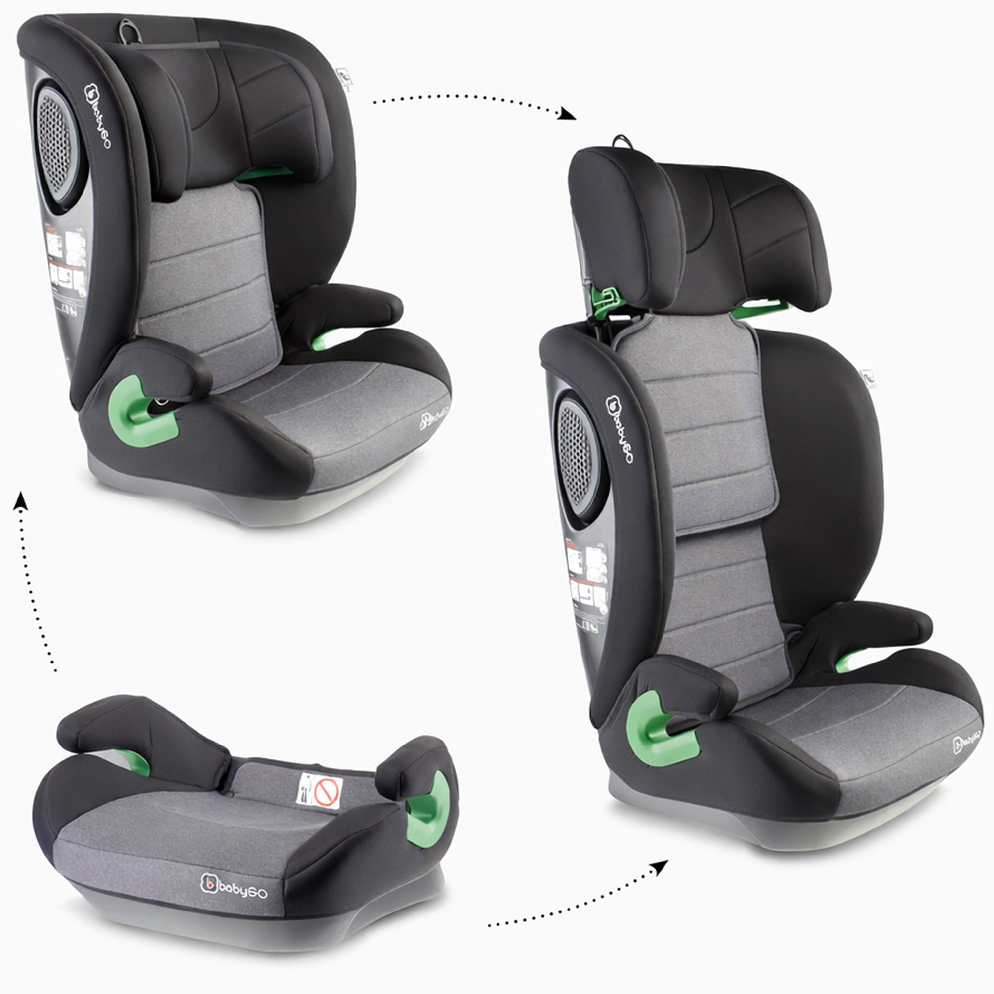 Babygo Autositz Kindersitz SafeWay I-Size 100-150cm