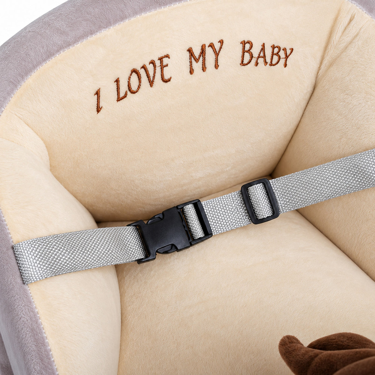babyGO Schaukeltier Esel mit Sound – Schaukeltier ab 6 Monaten
