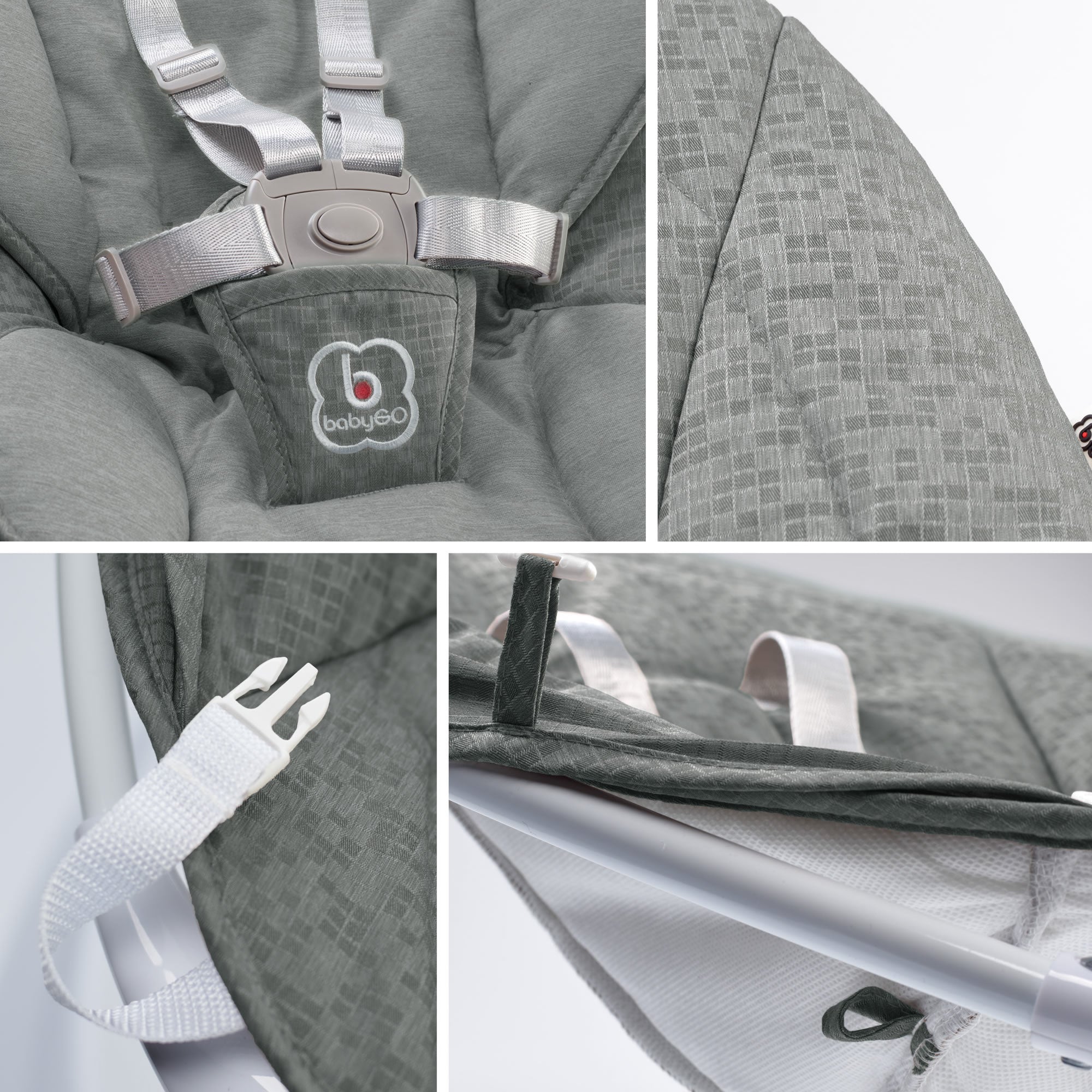 BabyGo Babywippe Elektrische Wippe mit Musik Swing