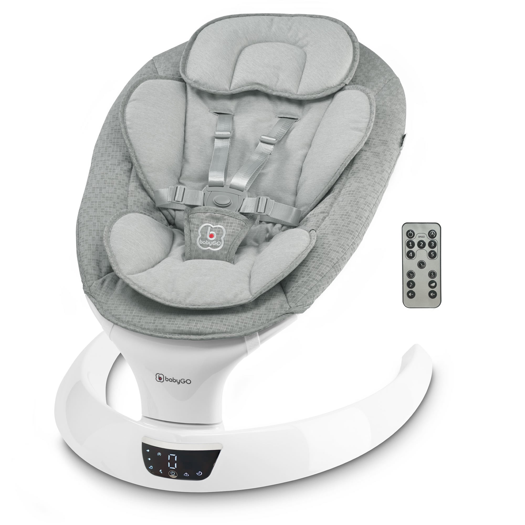 BabyGo Babywippe Elektrische Wippe mit Musik Swing
