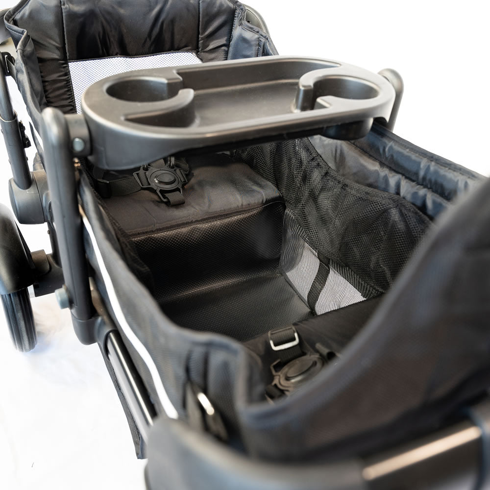 BabyGo Bollerwagen Zwillingswagen Kinderwagen Buggy Cozy Rider