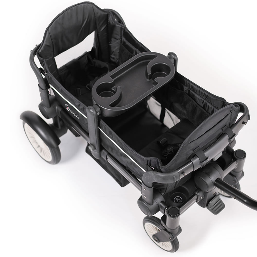 BabyGo Bollerwagen Zwillingswagen Kinderwagen Buggy Cozy Rider