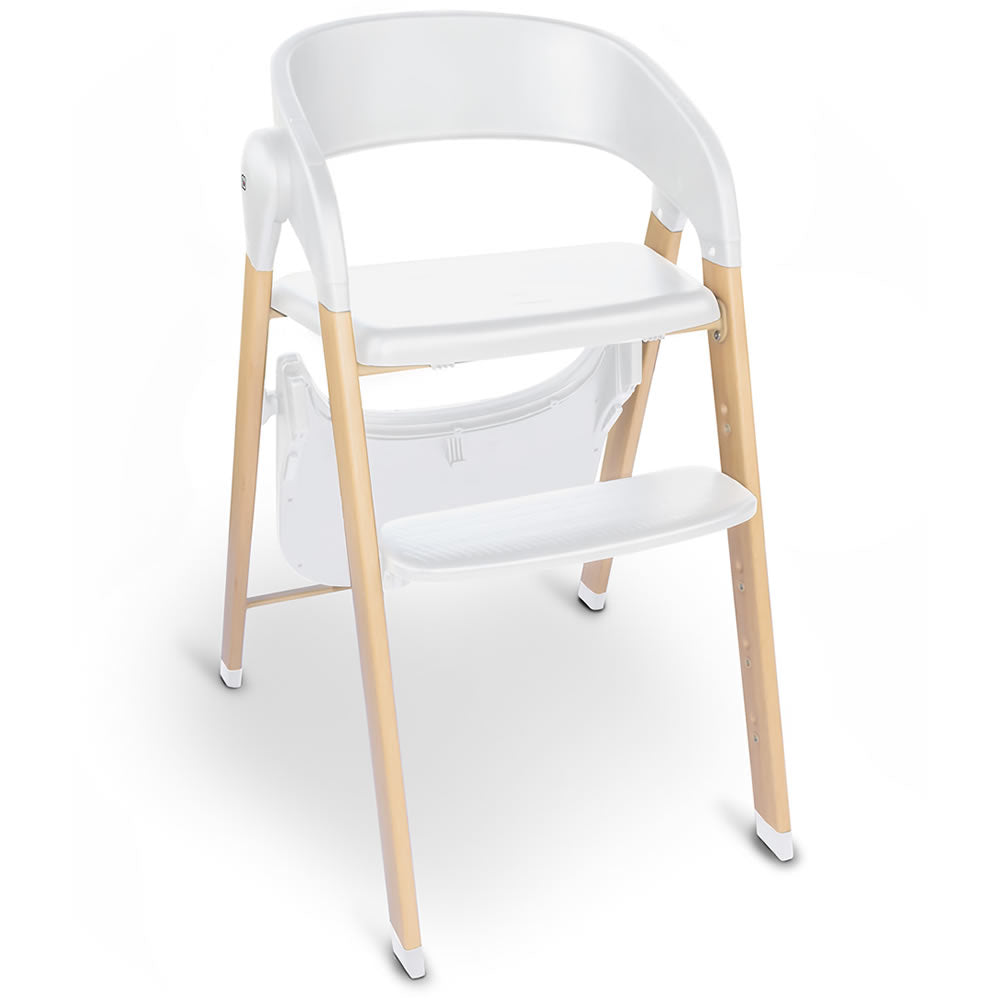 BabyGO Levels Hochstuhl 4in1 mit Babywippe – Mitwachsender Kinderhochstuhl