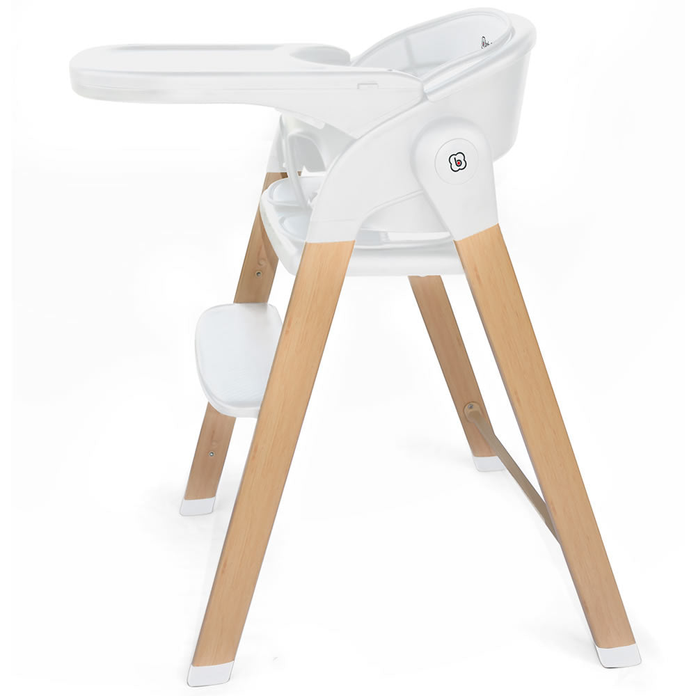 BabyGO Levels Hochstuhl 4in1 mit Babywippe – Mitwachsender Kinderhochstuhl