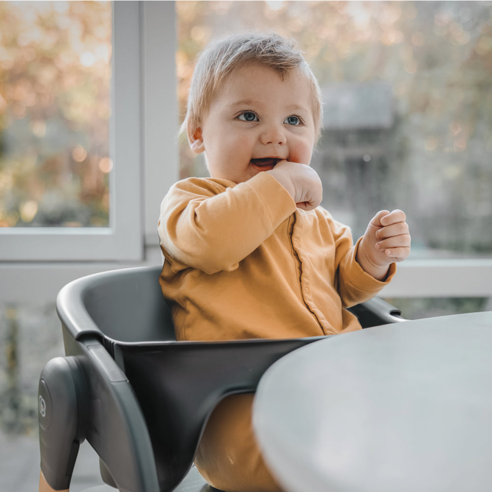 BabyGO Levels Hochstuhl 4in1 mit Babywippe – Mitwachsender Kinderhochstuhl