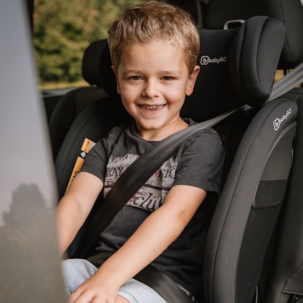 babyGO Protection 360 i-Size Kindersitz 40–150 cm – ISOFIX & Top Tether