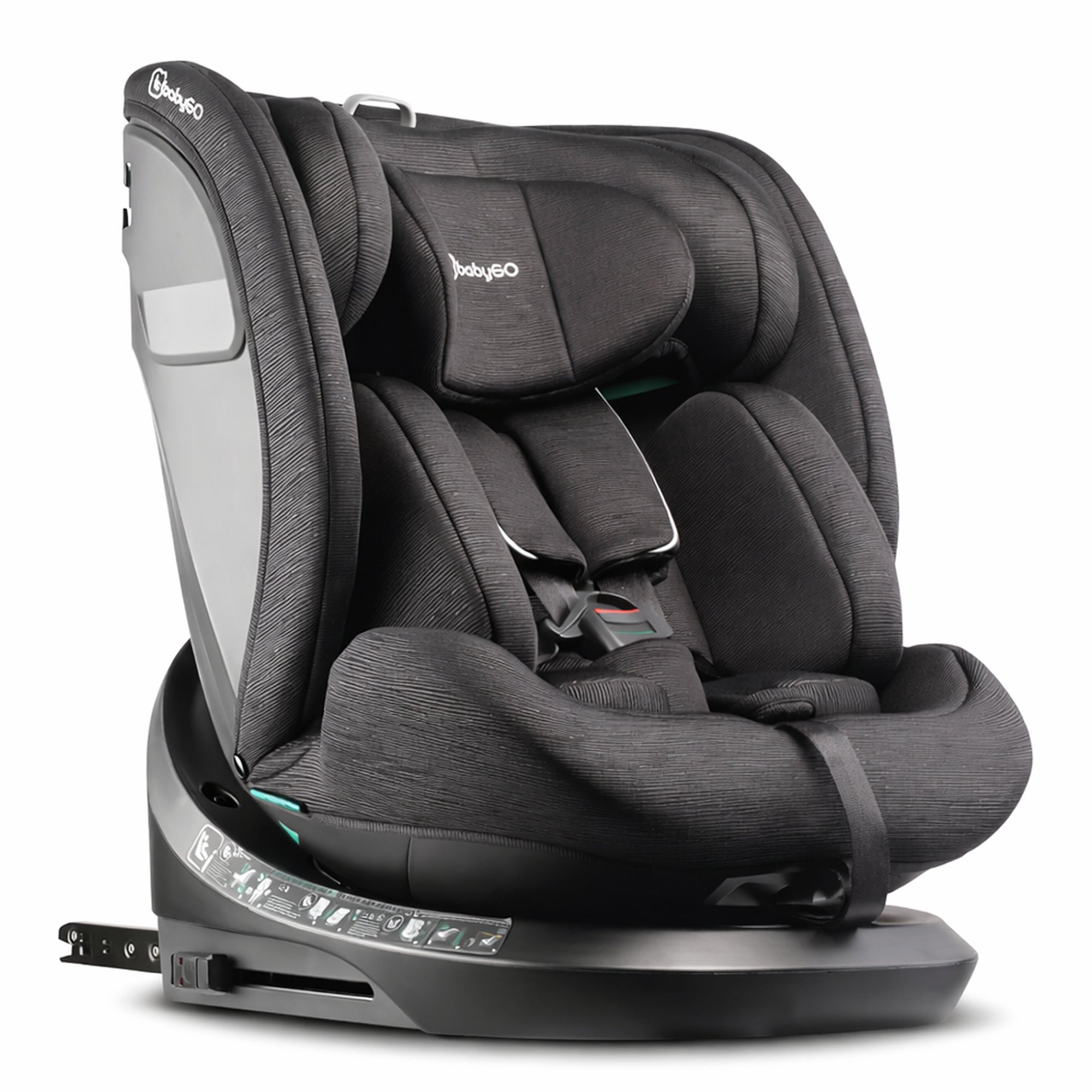 babyGO Protection 360 i-Size Kindersitz 40–150 cm – ISOFIX & Top Tether