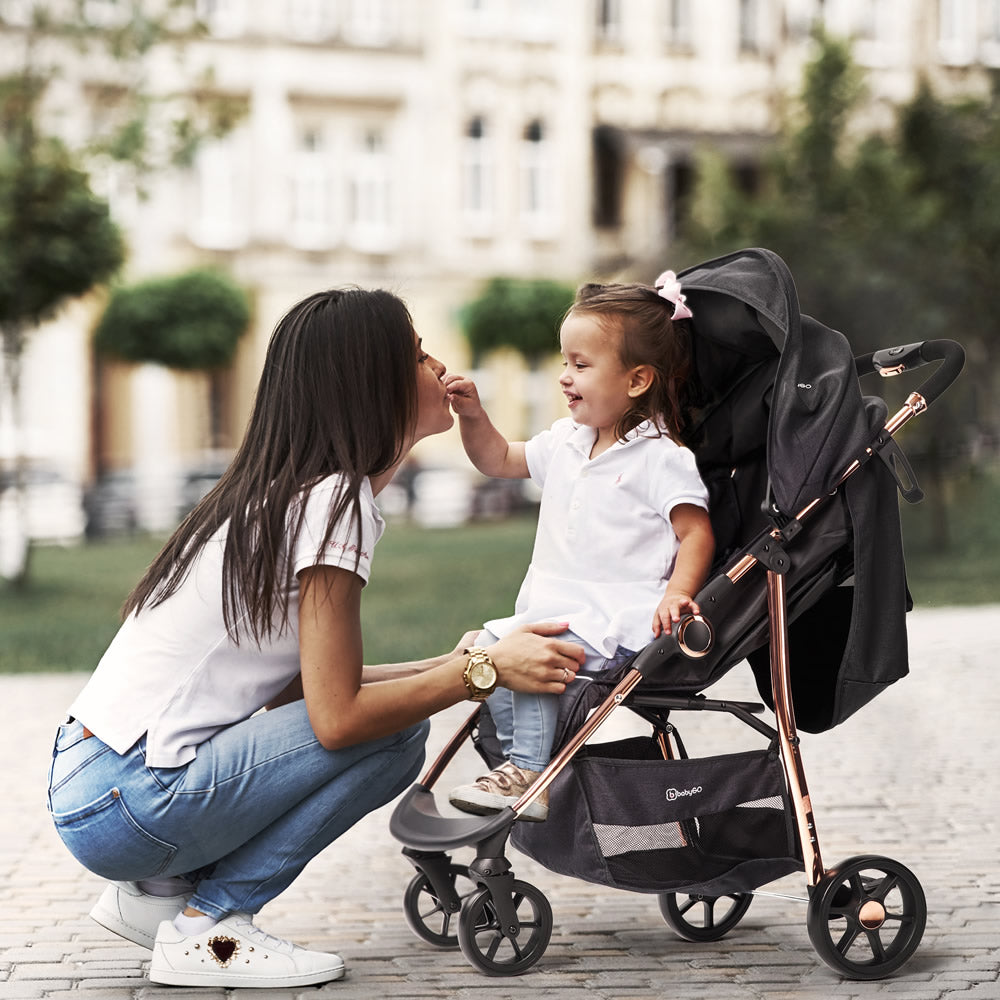 BabyGo Kinderwagen 3in1 Styles Komplettset inkl. Babyschale
