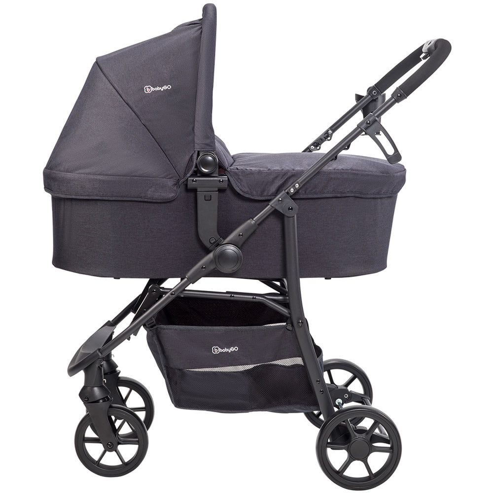 BabyGo Kinderwagen 3in1 Styles Komplettset inkl. Babyschale