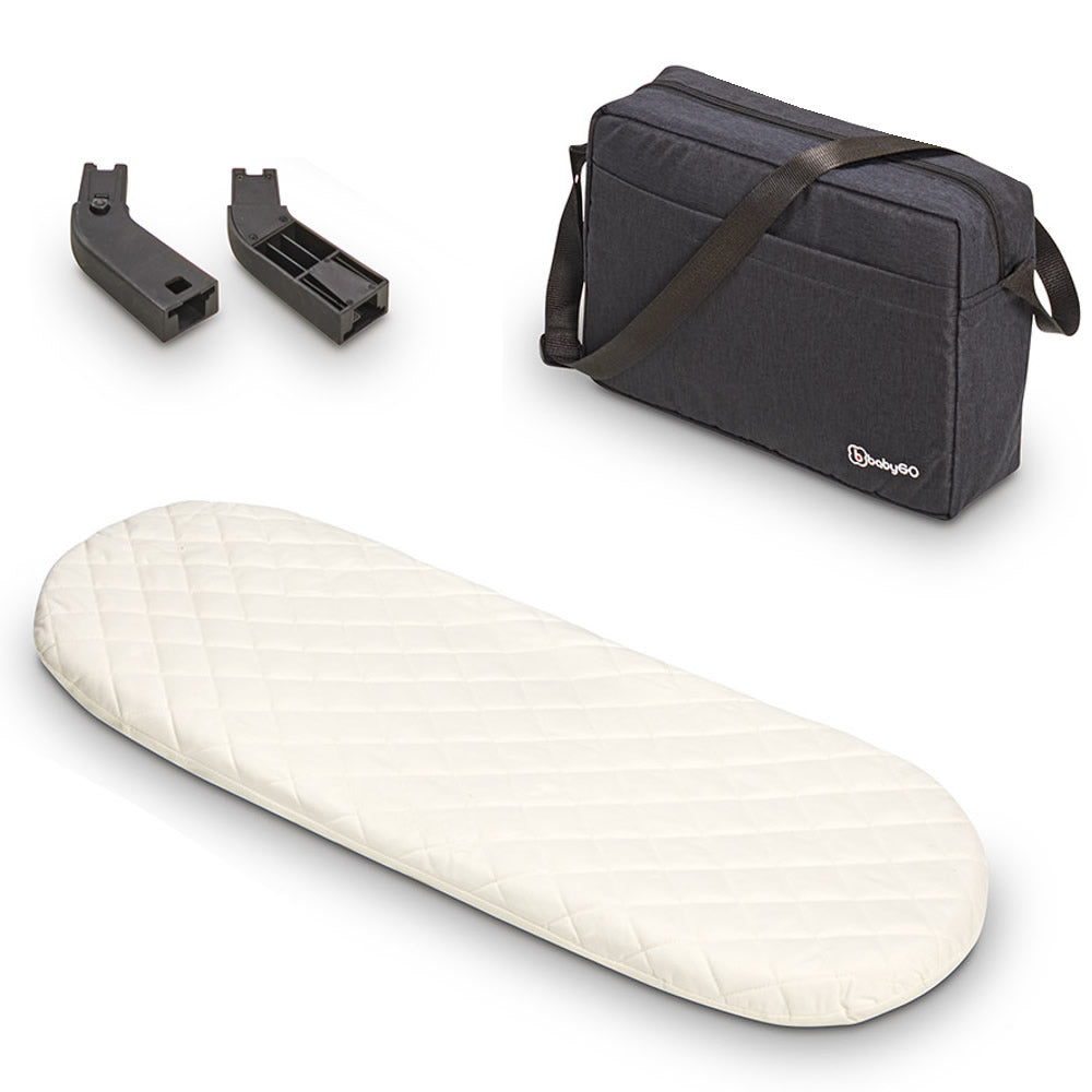 BabyGo Kinderwagen 3in1 Styles Komplettset inkl. Babyschale