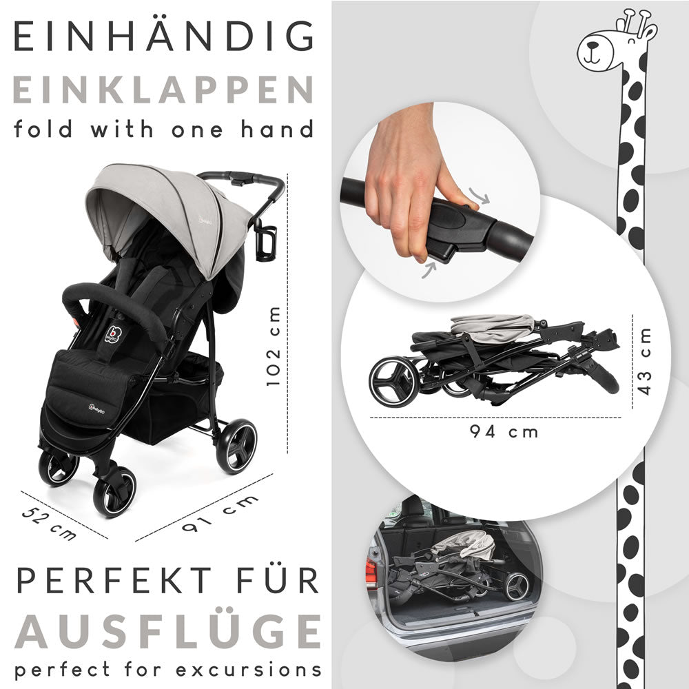 Buggy Sportwagen Kinderwagen Basket BabyGo