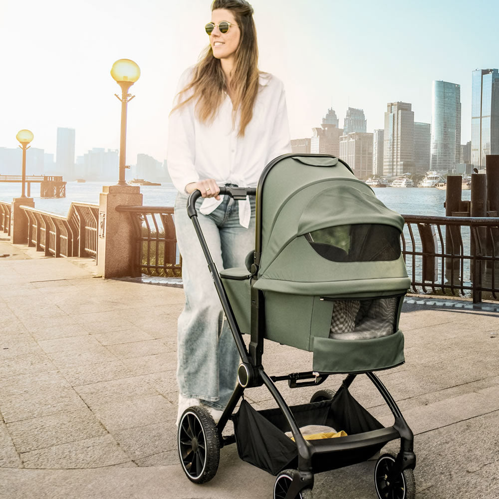 BabyGo Kinderwagen Harmony 3in1 Komplettset inkl. Babyschale