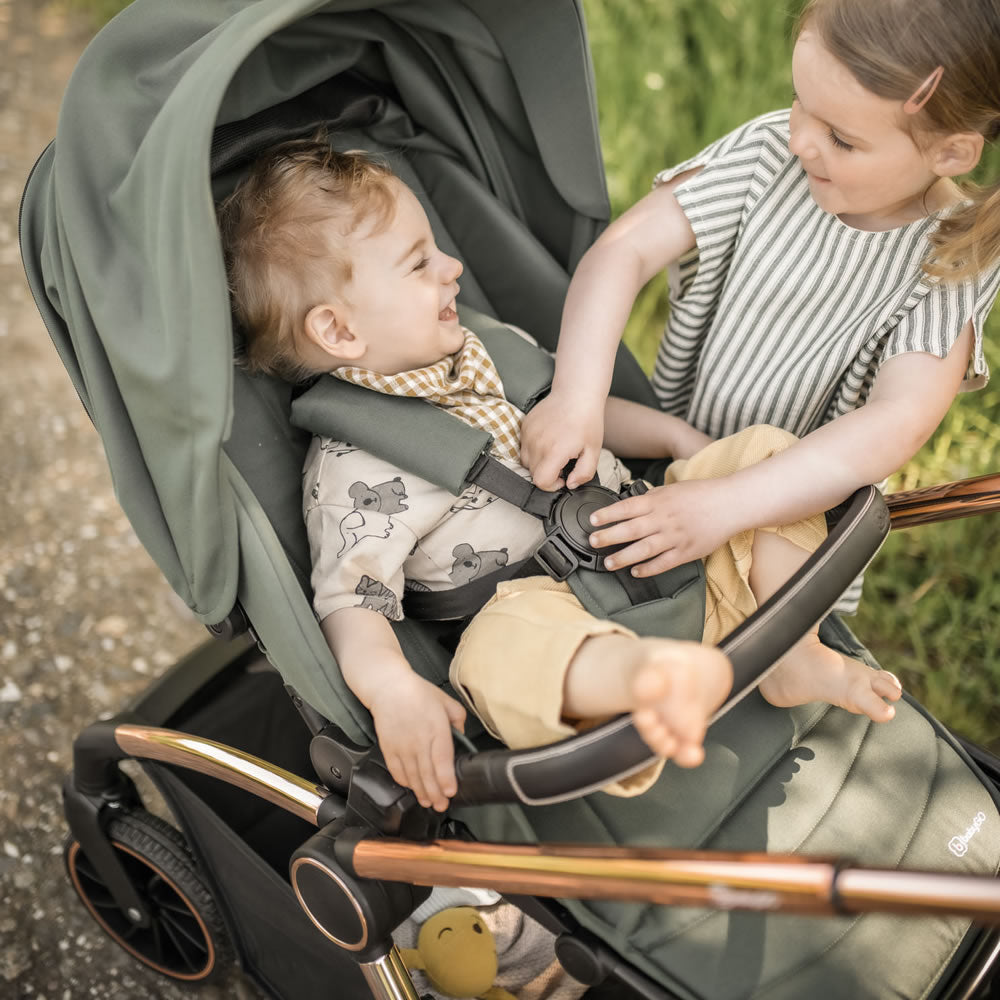 BabyGo Kinderwagen Harmony 3in1 Komplettset inkl. Babyschale