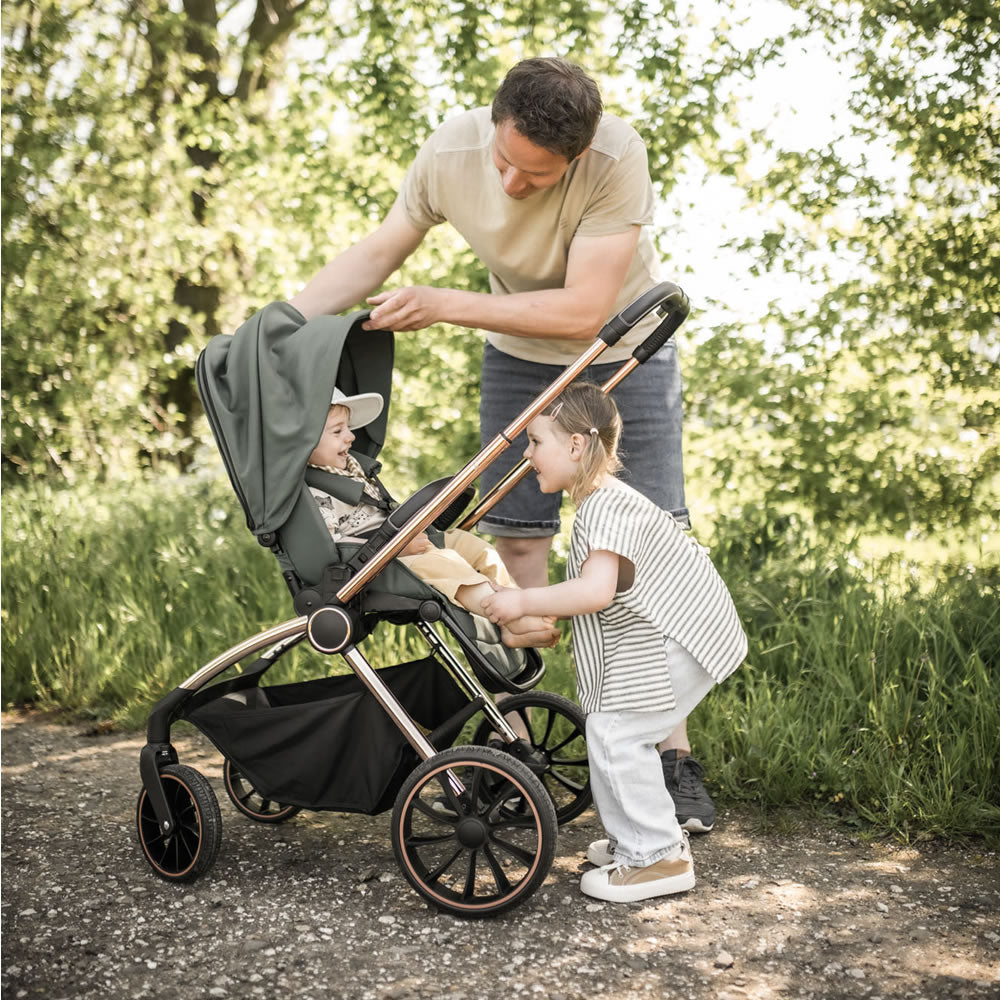 BabyGo Kinderwagen Harmony 3in1 Komplettset inkl. Babyschale
