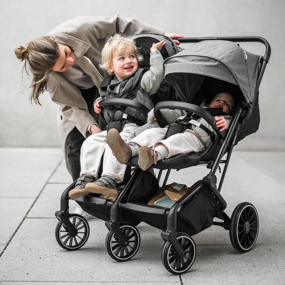 BabyGo Zwillingswagen Geschwisterbuggy Buggy Kinderwagen GoTwice