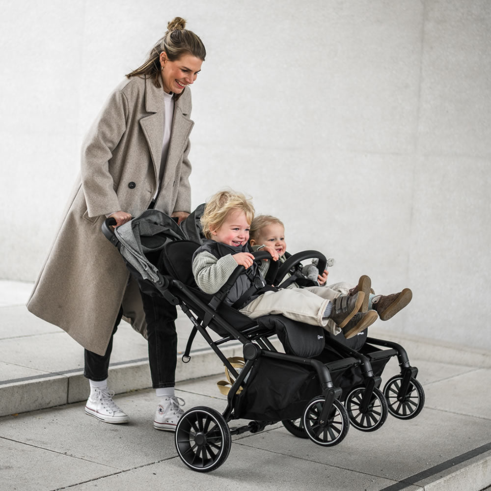 BabyGo Zwillingswagen Geschwisterbuggy Buggy Kinderwagen GoTwice